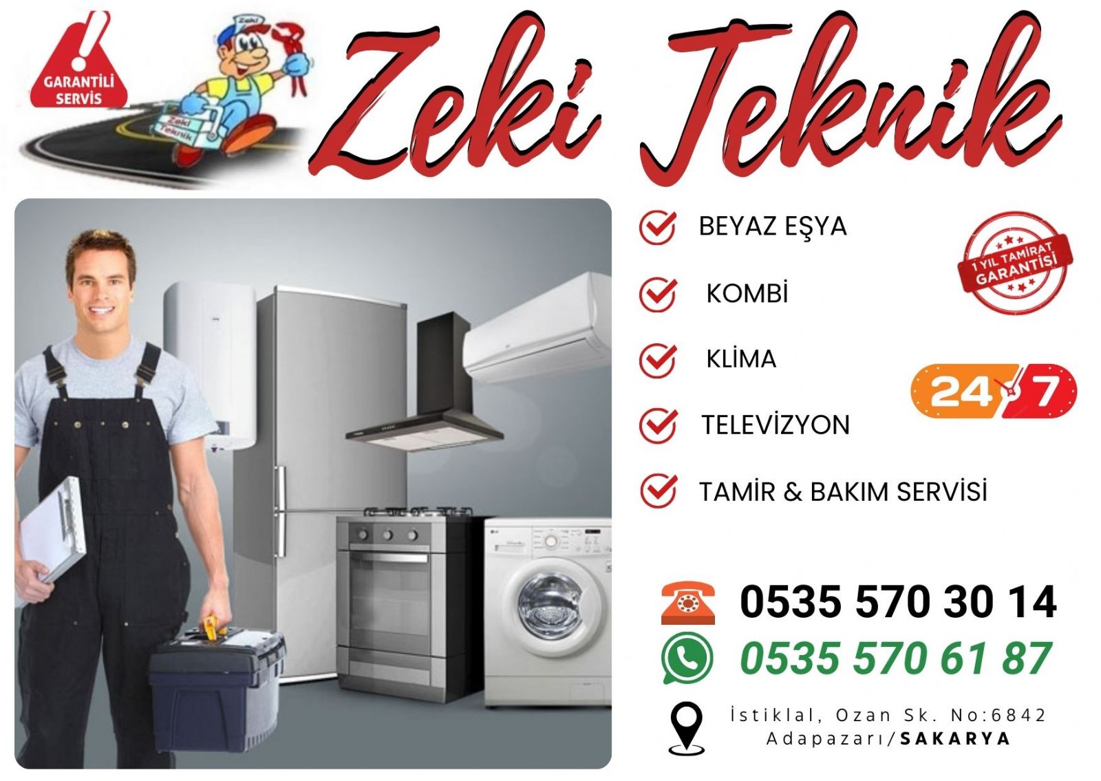 Adapazarı Beyaz Eşya Servisi 